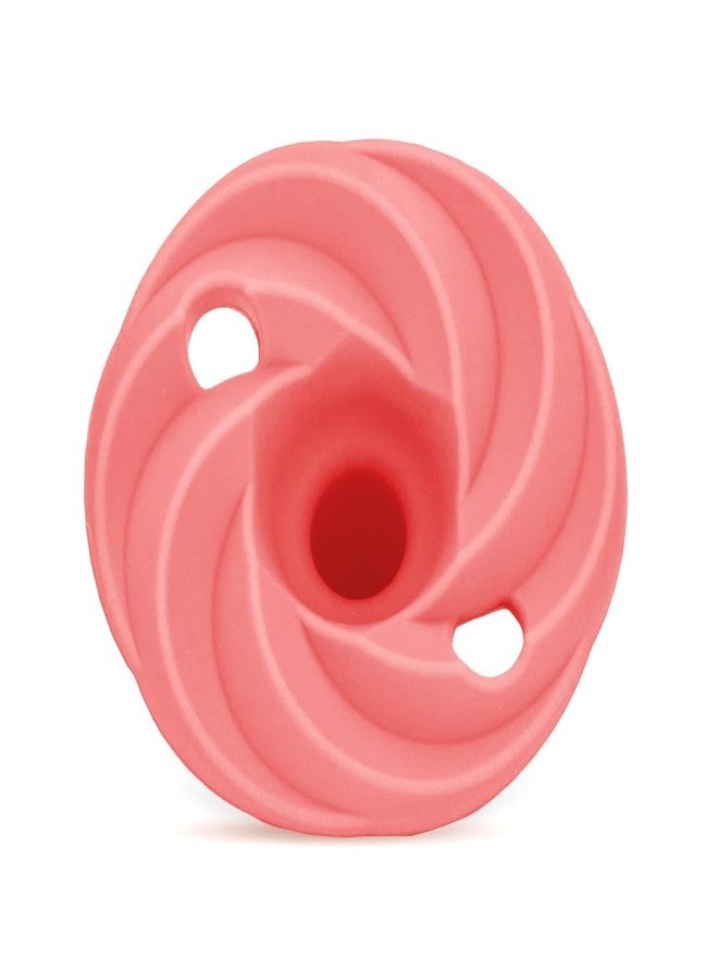 doddle & co. Doodle & Co. Holland Classic Pacifier for New Born Babies | BPA Free Natural Nipple Shape 100% Silicone for Infants | Helps Promote Healthy Oral Development | 0-3 Months | Blush/Shore - Image 4